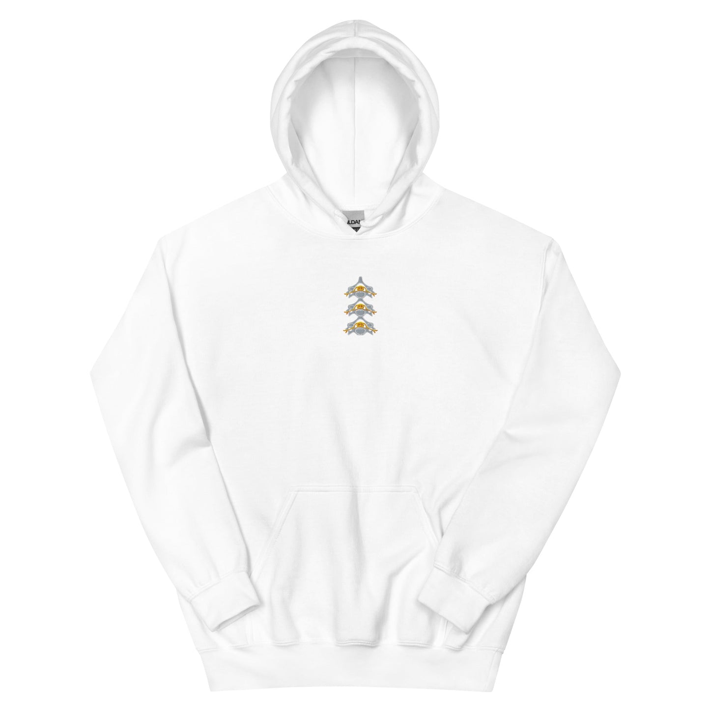 Spine Cross Section Hoodie (White)