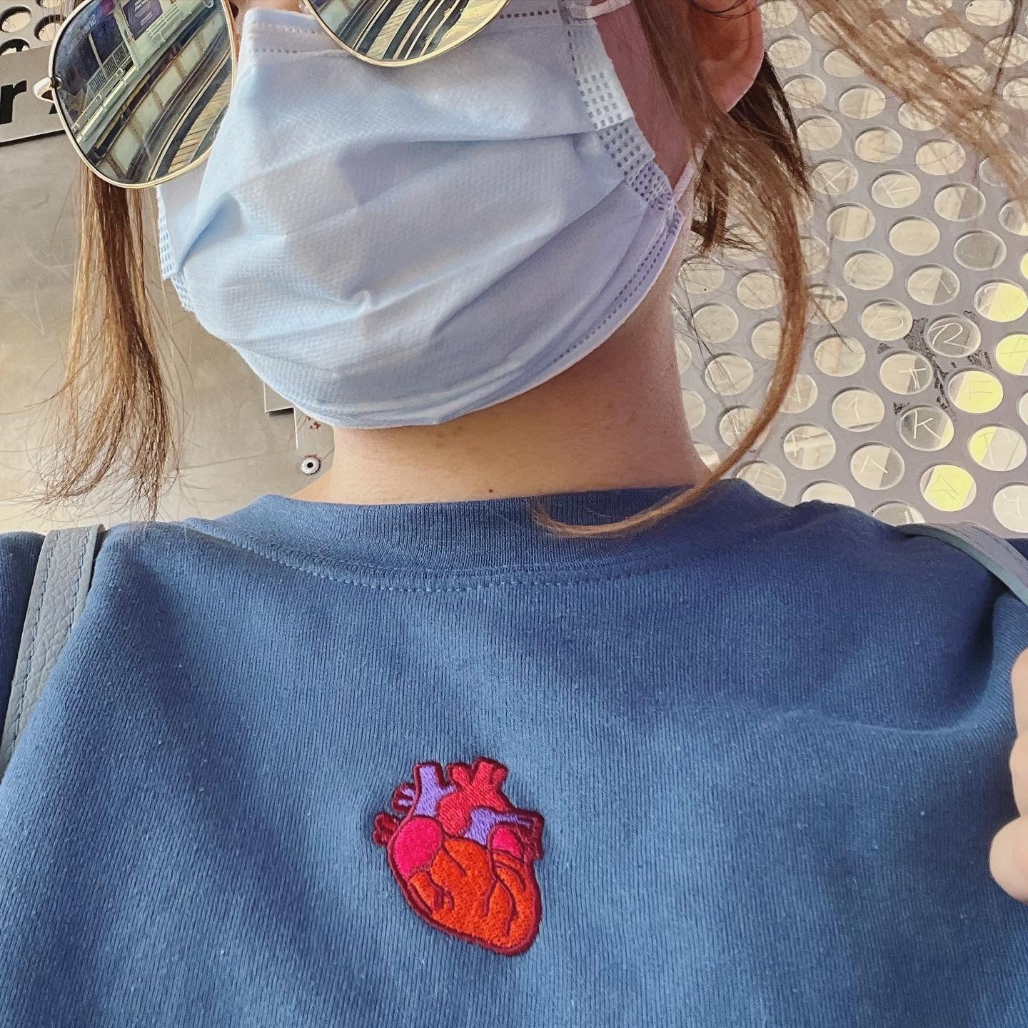 Anatomical Heart Sweatshirt (Indigo Blue)