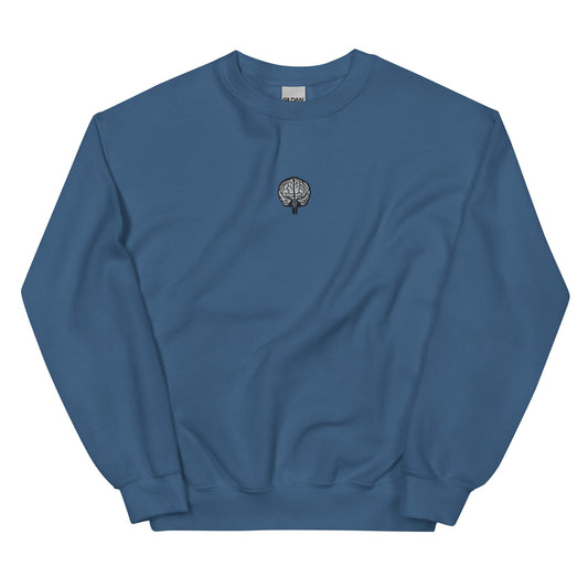 Anatomical Brain Sweatshirt (Indigo Blue)