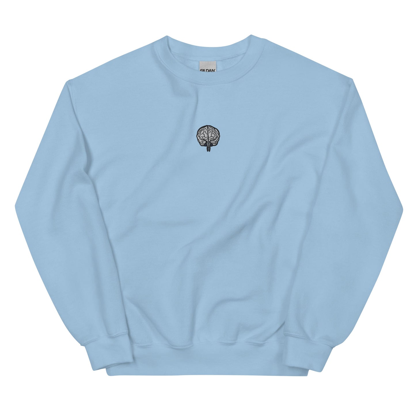 Anatomical Brain Sweatshirt (Light Blue)