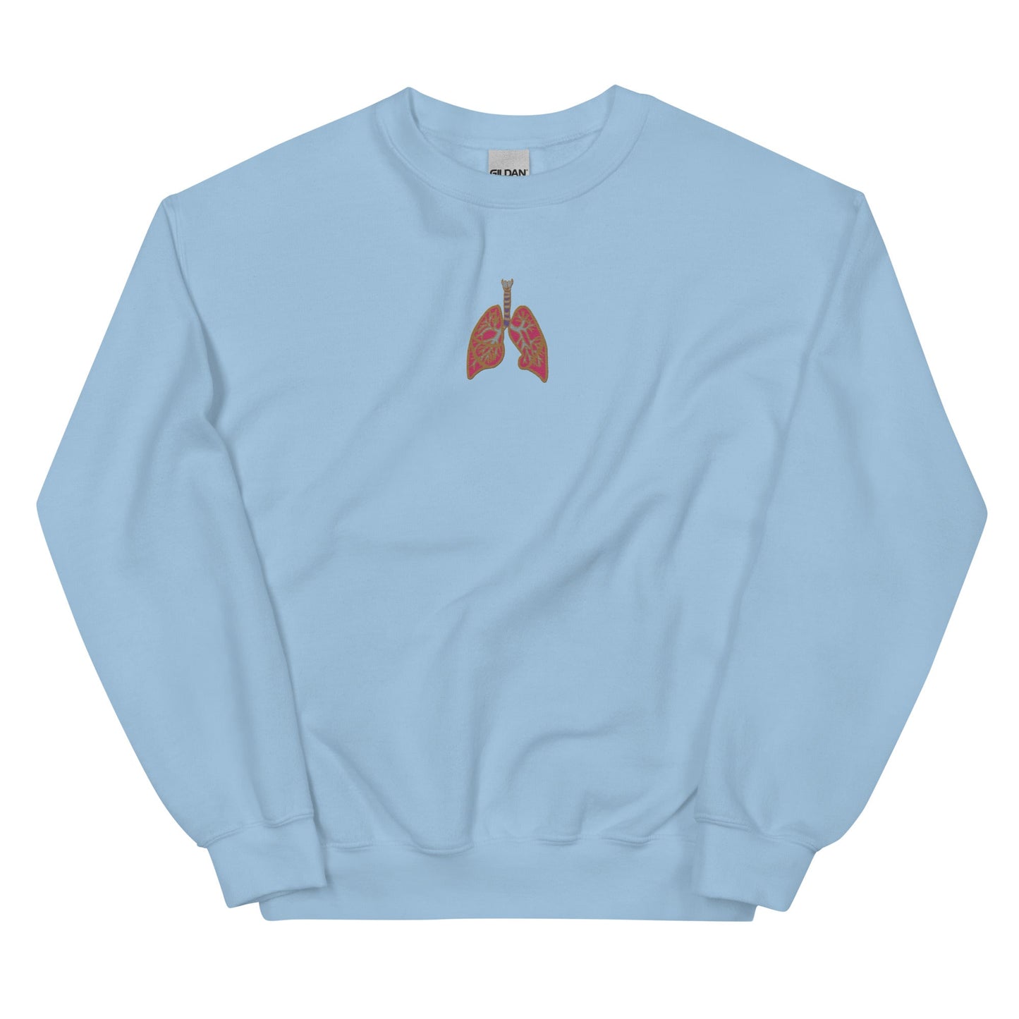 Anatomical Lung Sweatshirt (Light Blue)