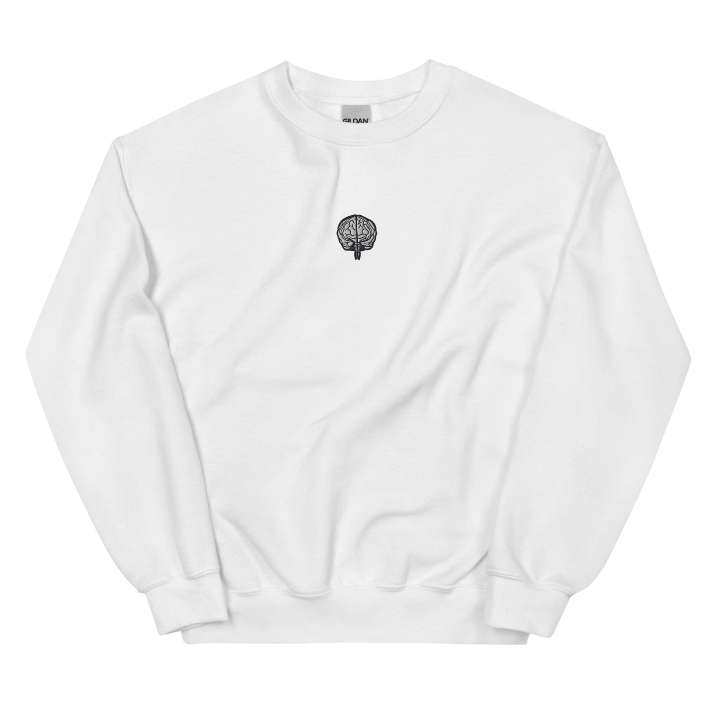 Anatomical Brain Sweatshirt (White)