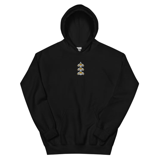 Spine Cross Section Hoodie (Black)