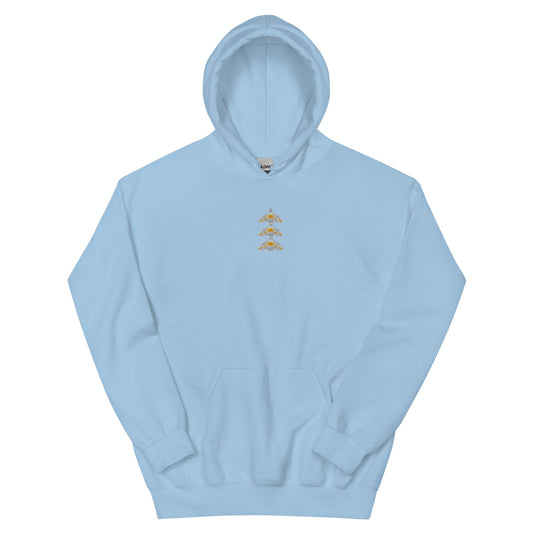 Spine Cross Section Hoodie (Light Blue)