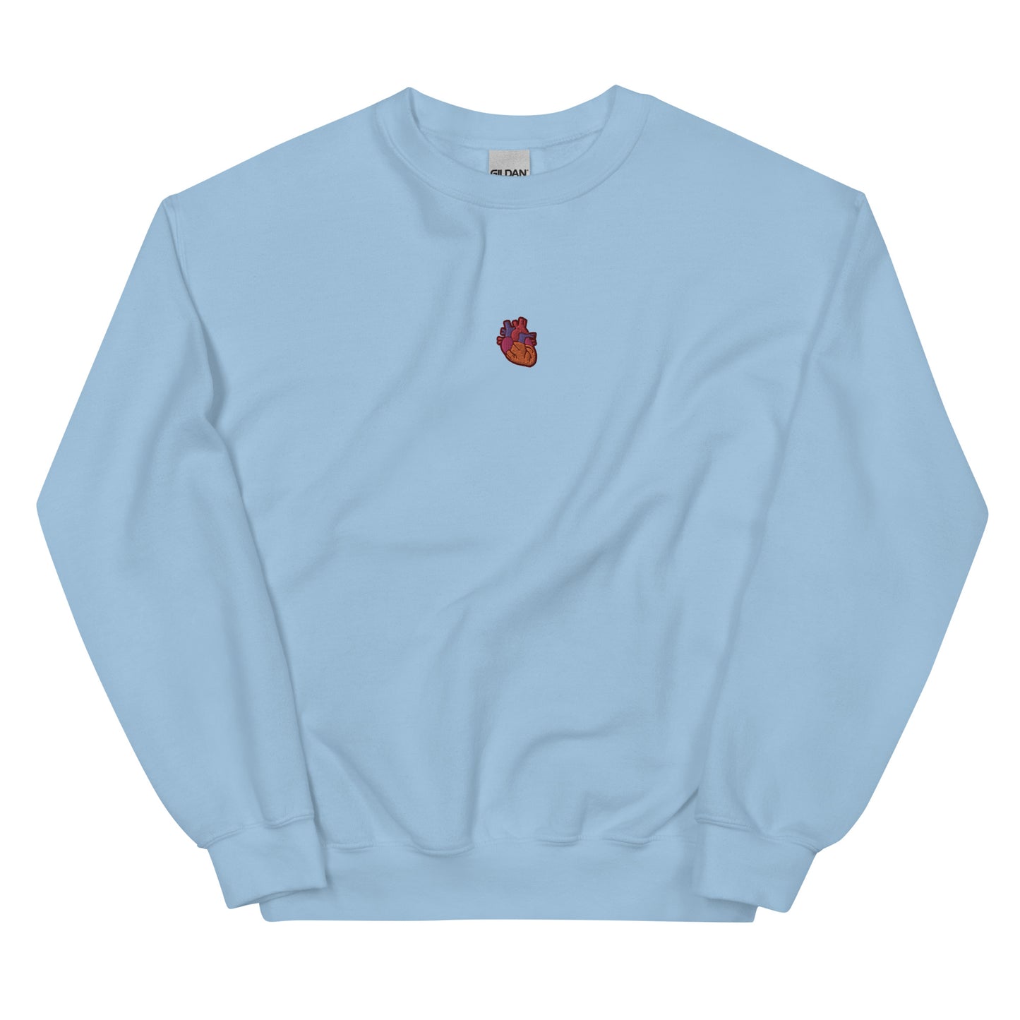 Anatomical Heart Sweatshirt (Light Blue)